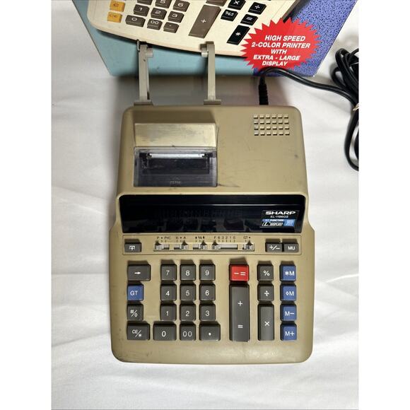 Canon Printing Calculator P120-DH Business 2 Color Print. Works Great! - Picture 2 of 9